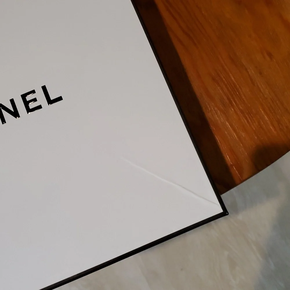 Empty Black and White Chanel Gift Box - Picture 11 of 11
